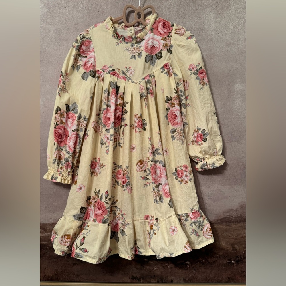 My Little Fish Girl Florals Dress Size 3 - Picture 3 of 8